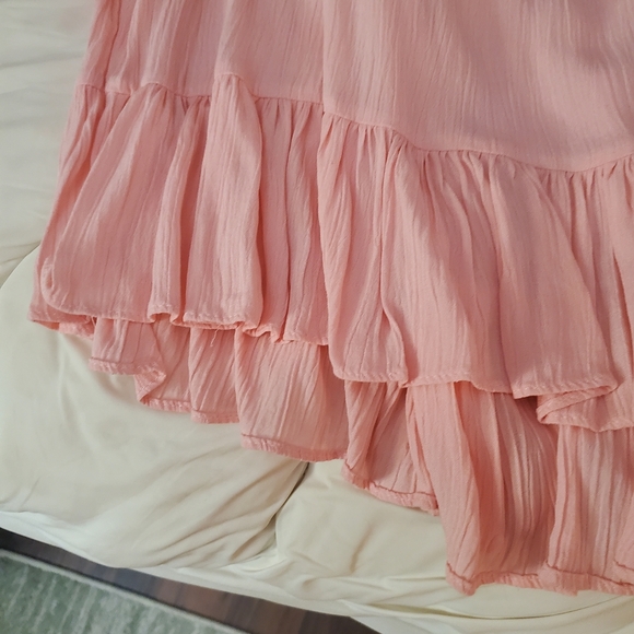 Ambiance Light Light Pink Flowy Blouse - Picture 8 of 8